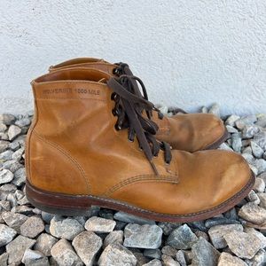 Wolverine men’s tan 1000 Mile boot